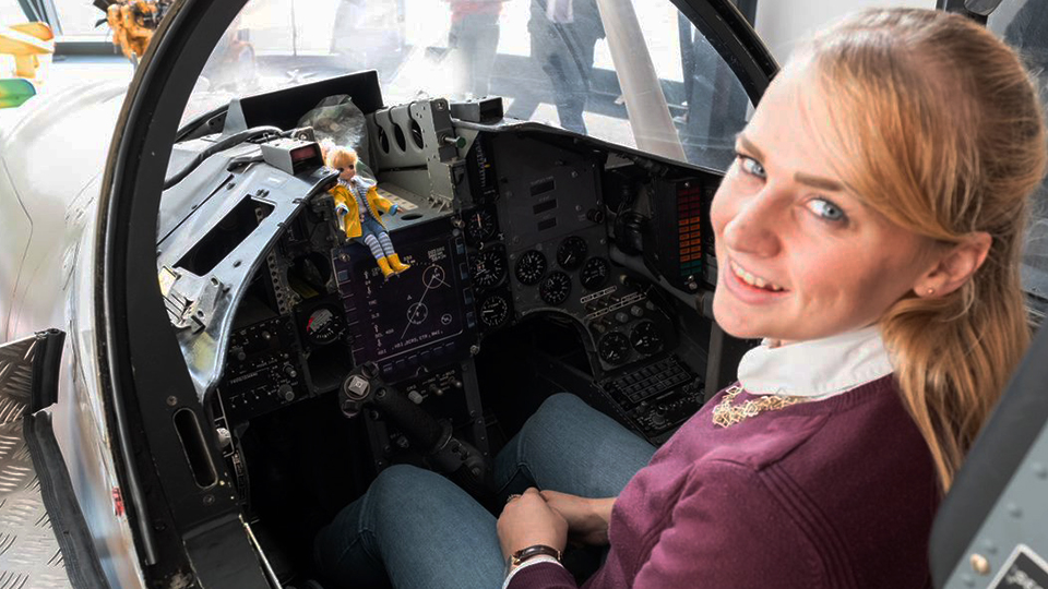 Jennifer Glover PhD Aeronautics student and Lottie Tour organiser